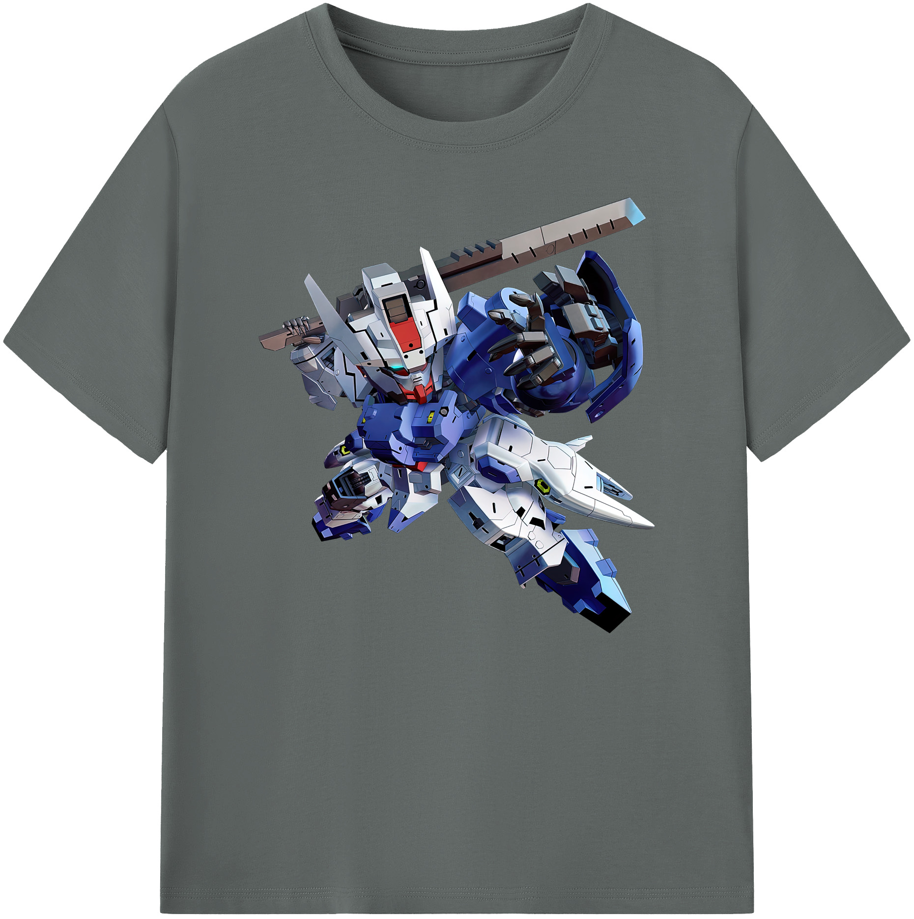 （画像用） 機動戦士ガンダム Mobile Suit Gundam 綿100％ メンズ半袖Tシャツ｜肌触りやわらか＆通気性
